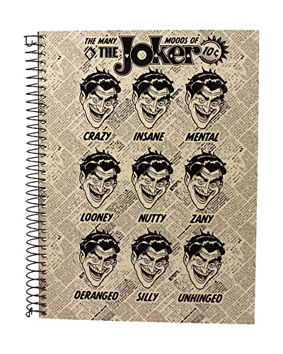 SD toys Notizbuch A5 Joker DC Comics, Erwachsene Unisex, Mehrfarbig, 15 x 21 von SD TOYS
