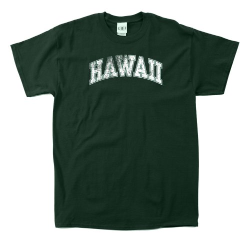 NCAA Hawaii Rainbow Warriors T-Shirt, kurzärmelig, 100% sanforisiert von SDI