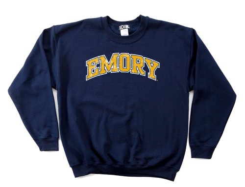 SDI NCAA Emory Eagles 50/50 Blended 8oz Vintage Arch Rundhalsausschnitt Sweatshirt von SDI