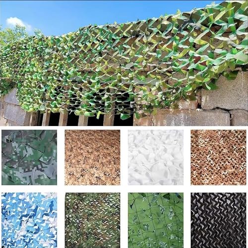 SDLLG 2023 Verdicktes 210D Tarnnetz Camouflage net Sichtschutznetz Sonnenschutznetze Sonnensegel 5x6m -Grün-B Partydekoration Autoplanen Camping Tarnung Sonnenschutz Netz Sichtschutznetz SDLLG 2023 Verdicktes 210D Tarnnetz Camouflage net Sichtschutznetz Sonnenschutznetze Sonnensegel 5x6m -Grün-B Partydekoration Autoplanen Camping Tarnung Sonnenschutz Netz Sichtschutznetz von SDLLG