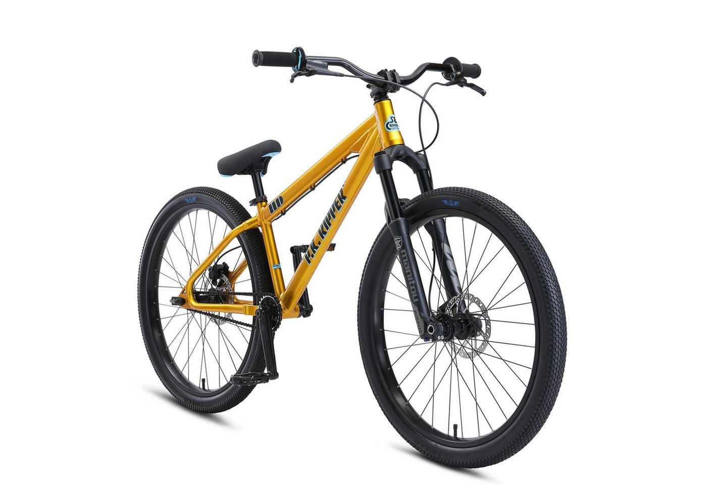 SE Bikes BMX-Rad DJ Ripper HD, 1 Gang, ohne Schaltung, Dirtjump BMX Rad Fahrrad BMX Cruiser Bike Oldschool Dirt Jump von SE Bikes