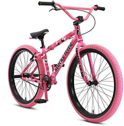 SE Bikes Blocks Flyer 26R BMX Bike 2022 (38 cm, Pink Camo) von SE Bikes