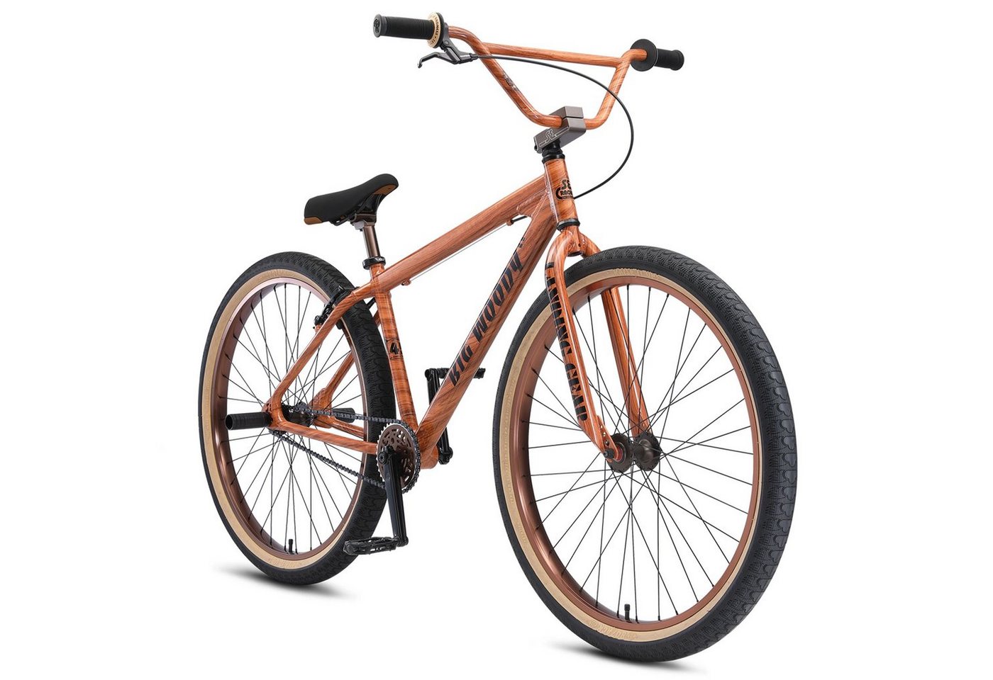 SE Bikes Mountainbike Big Ripper, 1 Gang, ohne Schaltung, Wheelie Bike 29 Zoll Fahrrad für Erwachsene und Jugendliche ab 165 cm von SE Bikes