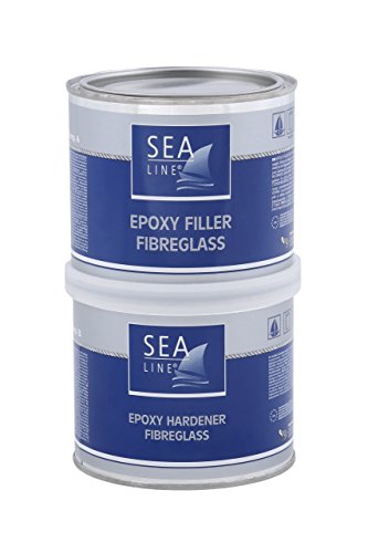 SEA, LINE Epoxid Spachtel mit Glasfaser 2:1 0,75 kg von SEA, LINE