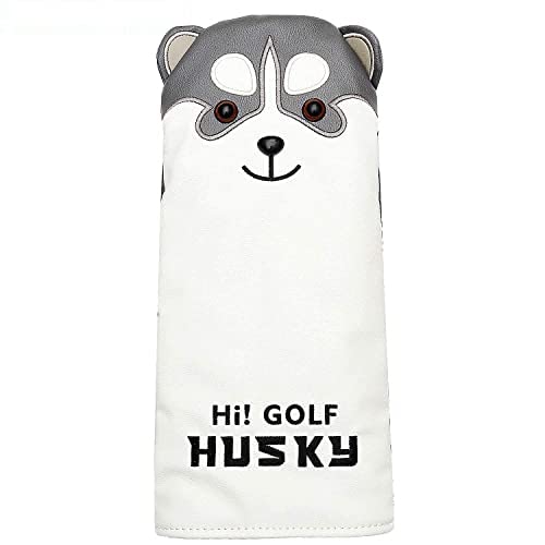 SEACLOUD Husky Schlägerhauben für Driver Club Golfschlägerhaube, Kunstleder, Cartoon-Tiere von SEACLOUD