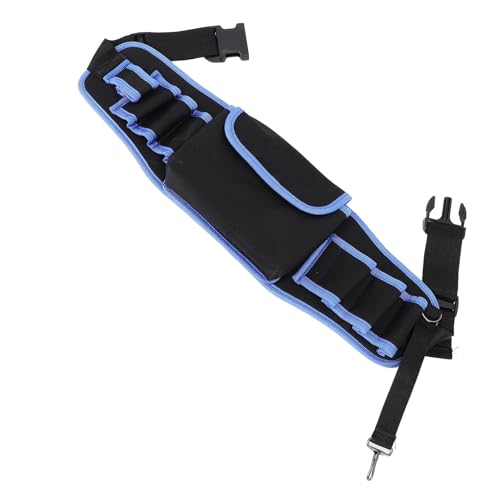 Elektriker-Werkzeug-Hüfttasche mit Großem Fassungsvermögen, 600D-Oxford-Stoff, Mehrere Taschen, Metallzubehör für Elektriker-Wartungsarbeiten, Blau von SEAFRONT