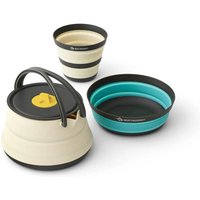 SEATOSUMMIT Frontier Kettle Cook Set (3-teilig) (1 Person) – Ultraleichtes, zusammenfaltbares Kochset inkl. Campingkessel von SEATOSUMMIT