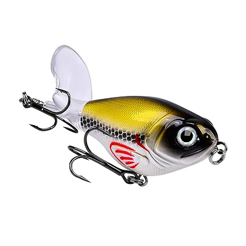 (Klein E#) Scharfe Haken & Jig Blade Spinners Angelköder, künstliche Elritze Köder mit Hartmetallhaken & Kunststoffkörper, Bass Hecht Forelle Dorsch Barsch Meeresangeln, 2 Größen Optionen von SEIWEI
