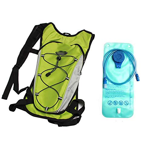 8L Fahrradrucksack mit 2L Wassertasche, wasserdichte Trinkblase Fahrradtasche zum Laufen, Radfahren, Wandern, Klettern, Camping, Skifahren, Jagd, Radfahren (grün) von SEIWEI