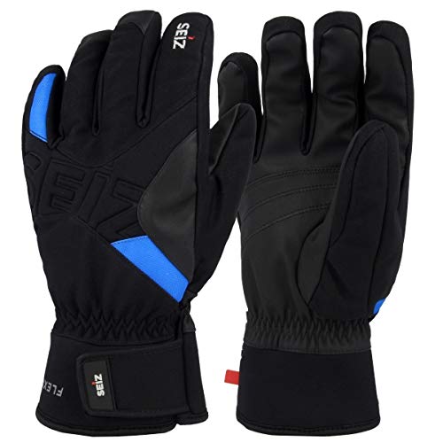 Seiz Erwachsene Flexible Handschuhe, Schwarz/Blau, 11 von SEiZ