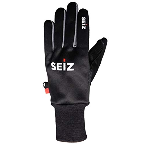 SEiZ Unisex – Erwachsene Handschuhe, Schwarz, 2 von SEiZ