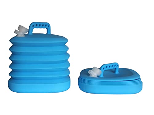 SELBST-SICHER Wasserkanister aus Silikon NEU | für 15 Liter | faltbar | BPA-frei | lebensmittelecht | perfekt für Camping, Outdoor, Notfälle von SELBST-SICHER