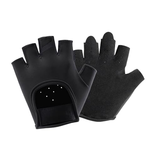 2 x rutschfeste Fünf-Finger-Workout-Handschuhe aus Silikon, Gewichtstraining, Gewichtheben, Handschuhe für Damen und Herren von SELiLe