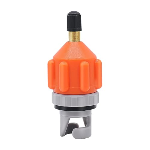 SENRISE SUP Adapter, Multifunktionale Aufblasbare Pumpenadapter Sup Pumpenadapter für Kajak Kanus Aufblasbares Ruderboot (Orange) von SENRISE