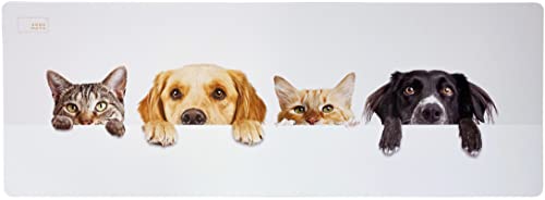 SERI MATS Yogamatte [ Cats 'n Dogs Edition ] 1 Yogamatte 180x61x0,5cm für drinnen und draussen | aus Isolierender, rutschfesten und reißfesten Kautschukschaum für alle Asanas von SERI MATS