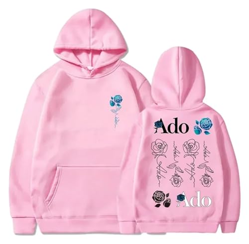 ADO Wish Tour Merch Hoodie 2D Gedruckt Langarm Casual Lose Sweatshirt Kapuzenpullover (Color : 3, Size : 3XL) von SERLA