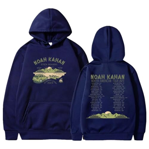 Noah Kahan Herbst Und Winter Hoodie Sweatshirt Frauen Männer Langarm Mode Pullover Kleidung(S-3XL) (Color : 3, Size : M) von SERLA