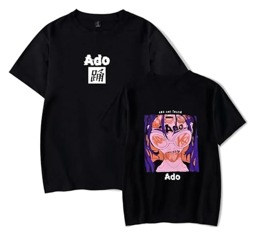 Summer ADO Wish Rundhals T-Shirt Hip Hop Rock Kurzarm T-Shirt Männer Frauen Street Tee Shirt(XS-3XL) (Color : 2, Size : M) von SERLA