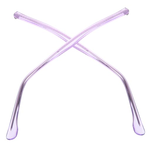SEWACC Brillen Ersatzbügel Ersatzarm Transparentem Metall Robust und Rutschfest Komfortabel für Brillenreparatur und Stabilen Halt Stilvolles Design Langlebig und Kratzfest von SEWACC
