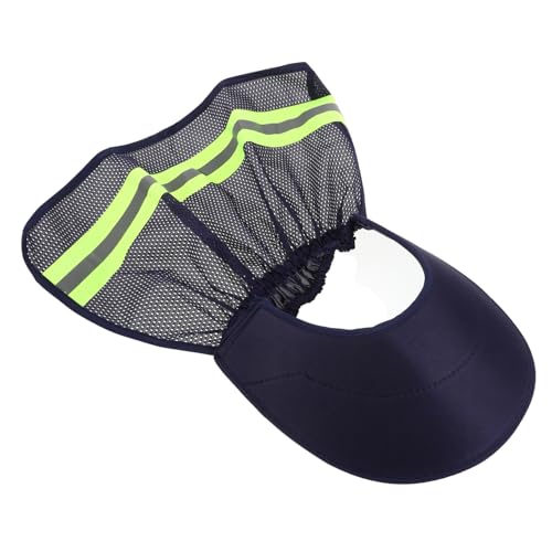 SEWOART Hardhat Sonnenschutz Mesh Visier Uv Schutz Atmungsaktiv Verstellbar Sicherheitshelm Krempe Bauarbeiter Zubehör Nackenschutz für Outdoor Arbeit von SEWOART