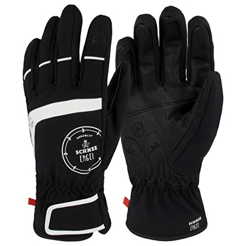 Seiz Damen Schneeengel Handschuhe Erwachsene, Blau, 5.5 von SEiZ