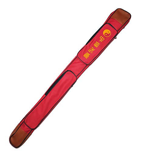 Schwerttasche Tragetasche Tasche for chinesische Kung-Fu-Schwerter, Schwerttasche aus Oxford-Stoff, einlagig, multifunktional, verdickt, Samurai-Schwert, Tai-Chi-Schwerttasche, Blau ( Color : Big Red von SFQEVHRZ