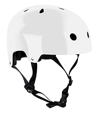 SFR Essentials Helmet Unisex Erwachsene Helm, weiß - (White), Gr. S/M (53-56cm) von SFR