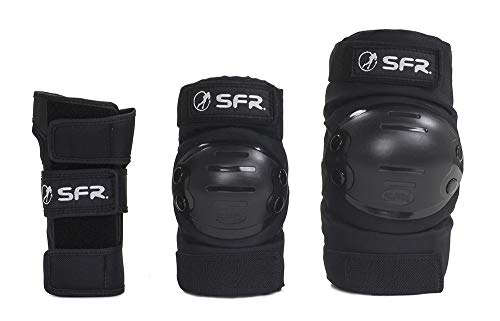 Sfr Skates SFR Youth Ramp Triple Pad Set Farbe Schwarz, Youth Unisex, AC600 L Schwarz (Black) von Sfr Skates