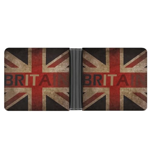 SFZPVMP Britische Flagge Damen Portemonnaie Leder Geldbörse Frauen Portmonee Brieftasche von SFZPVMP