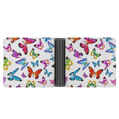 SFZPVMP Farbe Schmetterling Geldbörse Damen Wallet Kreditkartenetui Kartenetui Kartenhalter von SFZPVMP