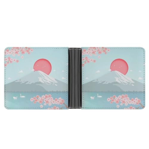 SFZPVMP Japanischer Vulkan Geldbörse Damen Wallet Kreditkartenetui Kartenetui Kartenhalter von SFZPVMP