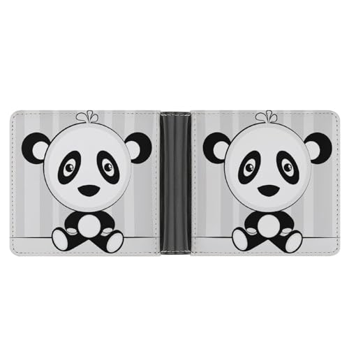 SFZPVMP Schwarzer Weißer Panda Geldbörse Damen Wallet Kreditkartenetui Kartenetui Kartenhalter von SFZPVMP