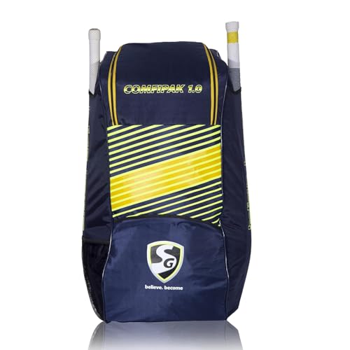 SG Cricket Kit Bag COMFIPAK 1.0 Duffle | Light Weight with Attractive Design | Weather-Resistant | Spacious Storage | Comfort | Stylish and Sporty | Shoulder Straps | Special Bat Holder von SG