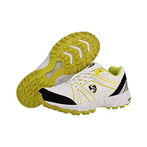 SG Unisex-Adult Steadler 5.0 Kricket Schuhe, Weiß/Königsblau, Größe 10 von SG