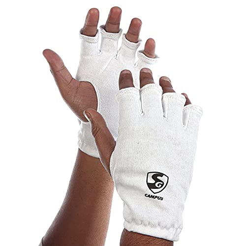 SG Campus Wicket Keeping Inner Gloves for Mens | Double Cotton Fabric | Comfort Fit | Kit for Men and Boys | Faster Sweat Absorbtion | Multicolor von SG