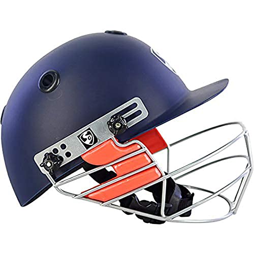 SG Unisex – Erwachsene optipro Cricket Helmet, Navy Blue, Jugend von SG