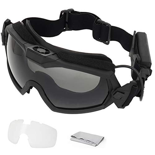 WISEONUS Taktische Airsoft Paintball Gläser Antibeschlag Schutzbrille für Snowboard Ski Jagd Schießen Fahrrad Sport CS von WISEONUS