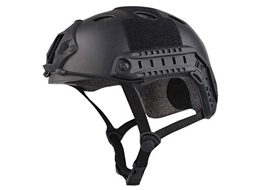 SGOYH Taktische Fast Helme Multipurpose Protective Gear PJ Mode Schnelle Helm für Airsoft Paintball Sports (Schwarz) von WISEONUS