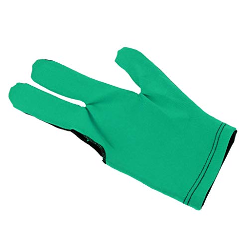 SGerste Billard-Handschuhe mit 3 Fingern, für Links- und Rechtshänder, Grün von SGerste