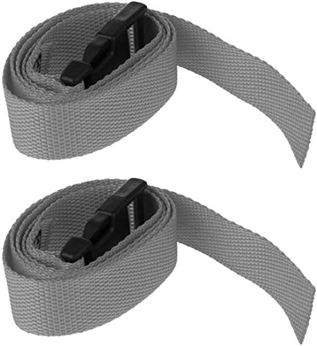 SGerste starke Gurtbänder zur Befestigung der Golftasche am Trolley, 2 Stück, grau von SGerste