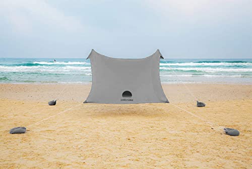 SHADYSAND - Großes Strandzelt für die Familie, UV-Schutz (UPF 50+) für bis zu 5 Personen, kompakt, leicht und praktisch. Strandhütte, Sonnenschutz für Babys, Kinder und Erwachsene von SHADYSAND