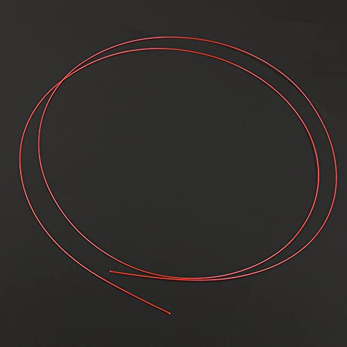 SHARROW 6 Meter Bogenschießen Ersatz Faser Optische Stäbe für Compound Bogenvisier Fluoreszenz Glasfaser Sicht Ersatzstab 0.5/0.75/1.0mm Durchmesser Erhältlich (Rot, 0.5mm) von SHARROW