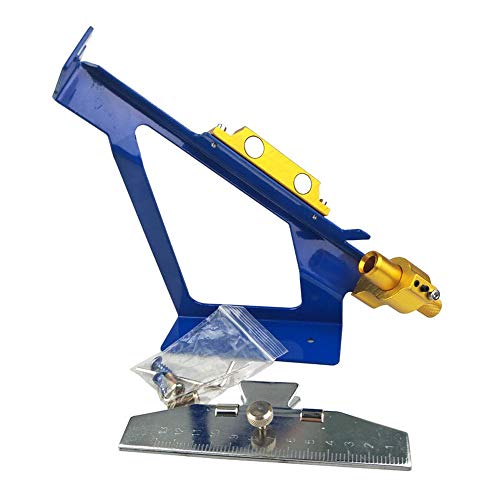 SHARROW Befiederungsgerät Bogenschießen Pfeil Fletching Jig Verstellbar Sticky fletching Werkzeug (Blau) von SHARROW