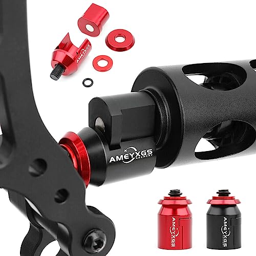 SHARROW Bogenschießen Bogen Stabilisator Adapter Schnellkupplung Mount Magnetische Balance Bar Stoßdämpfer Adapter (Rot) von SHARROW