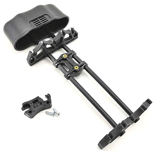 SHARROW Pfeilköcher Köcher für 5 Jagdpfeile Pfeilhalter Schnellverschluss Halterung Bogenköcher Compound Bogen Detachable Quiver (Schwarz) von SHARROW
