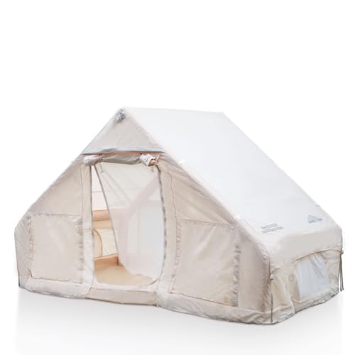 SHELTER Aufblasbares Zelt, Campingausrüstung, einfach aufzubauen, aufblasbares Zelthaus für 1-3 Personen, temporärer Unterschlupf, Auto-Camping von SHELTER