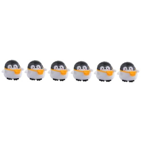 SHERCHPRY 6 Stück Münzgeldbörse Mit Tiermuster Mini Geldbörse Tragbare Geldbörse Geburtstagsgeschenk Münzbeutel Münzaufbewahrungsbehälter Kleingeldbeutel Cartoon Pinguin Beutel von SHERCHPRY