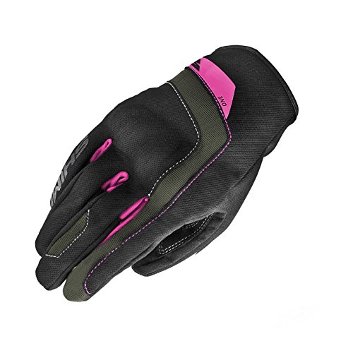SHIMA ONE LADY Motorradhandschuhe Damen - Belüftete, Sommer Handschuhe aus Mesh mit Knöchel und Finger Protektoren, Verstärkte Handfläche (Rosa, XS) von SHIMA