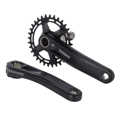 Great Value 2-Piece Design 12-Speed chainset. All-Mountain Crank Set is Tough and Aggressive Yet Also Lightweight. Forged Crank arms Rigid von SHIMANO