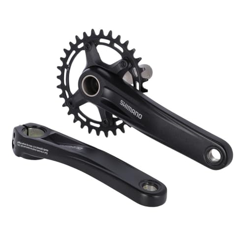 SHIMANO Unisex – Erwachsene All-Mountain Crankset, schwarz, Einheitsgröße von SHIMANO